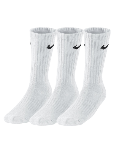Sukat Nike Value Cotton Crew Socks Valkoinen | sx4508-101