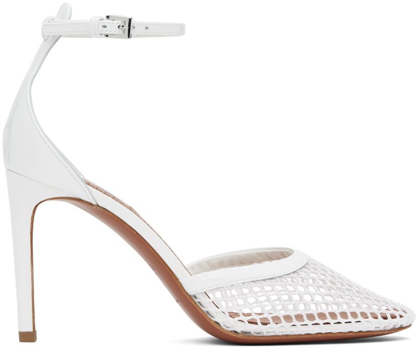Tennarit ja kengät Alaïa High Fishnet Heels Valkoinen | AA3E049TK007