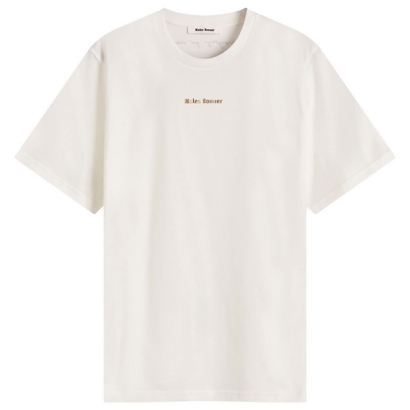 T-paita Wales Bonner Wales Bonner Original T-Shirt, Size Large Valkoinen | US25JE23-JE01-000