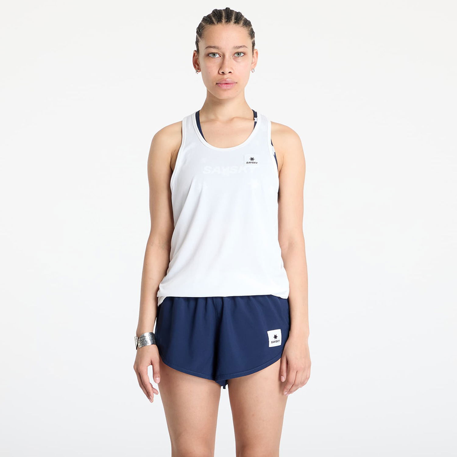 Tankkitoppi Saysky SAYSKY Clean Combat Pro Singlet Top Valkoinen | XWRSI30C101, 0