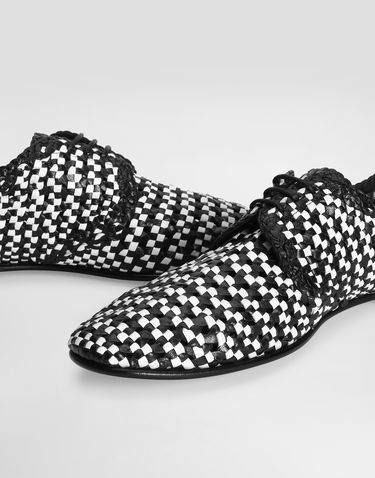 Asusteet Dolce & Gabbana Dolce & Gabbana Woven Leather Derby Shoes Monivärinen | A10872A9M518B926, 3