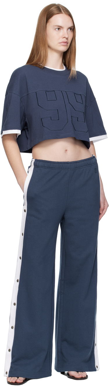 Crop top Ksubi Ksubi '99' Boyfriend Cropped T-Shirt Tummansininen | WFA25TE001, 3