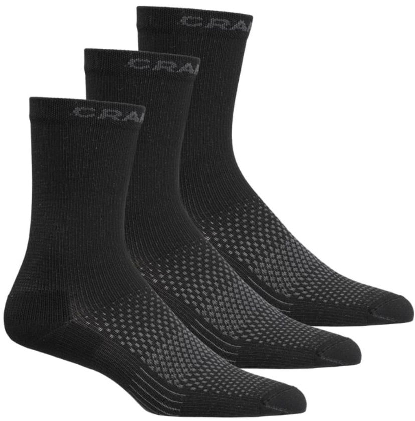 Sukat Craft Craft Core Dry High 3-Pack Socks Musta | 1915931-999000