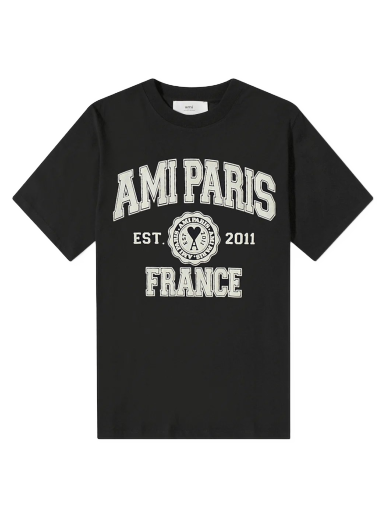 T-paita AMI Paris Tee Musta | HTS010-702-001