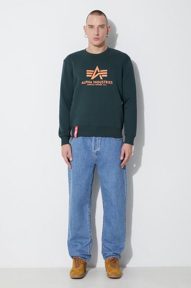 Villapaita Alpha Industries Alpha Industries Basic Sweater Vihreä | 178302.353, 1
