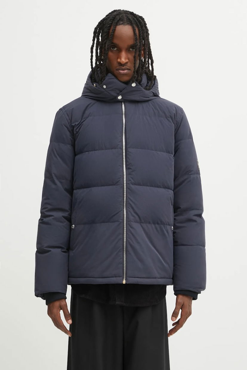 Puffer takki Paul Smith Paul Smith Hooded Puffer Jacket Tummansininen | M1R.649Z.T02806