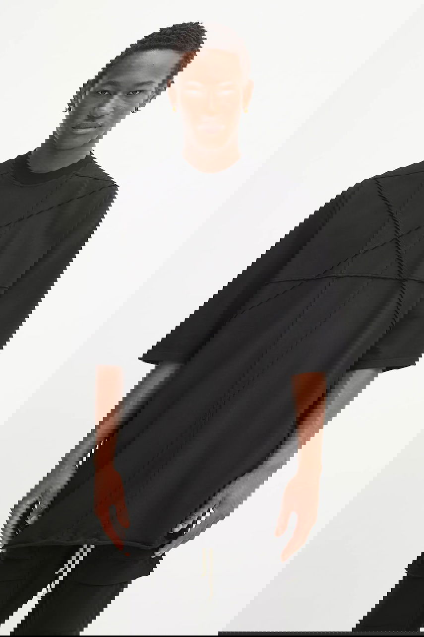 T-paita Rick Owens Rick Owens DRKSHDW Jumbo SS T-Shirt Musta | DU02E7274.RIGET2, 0