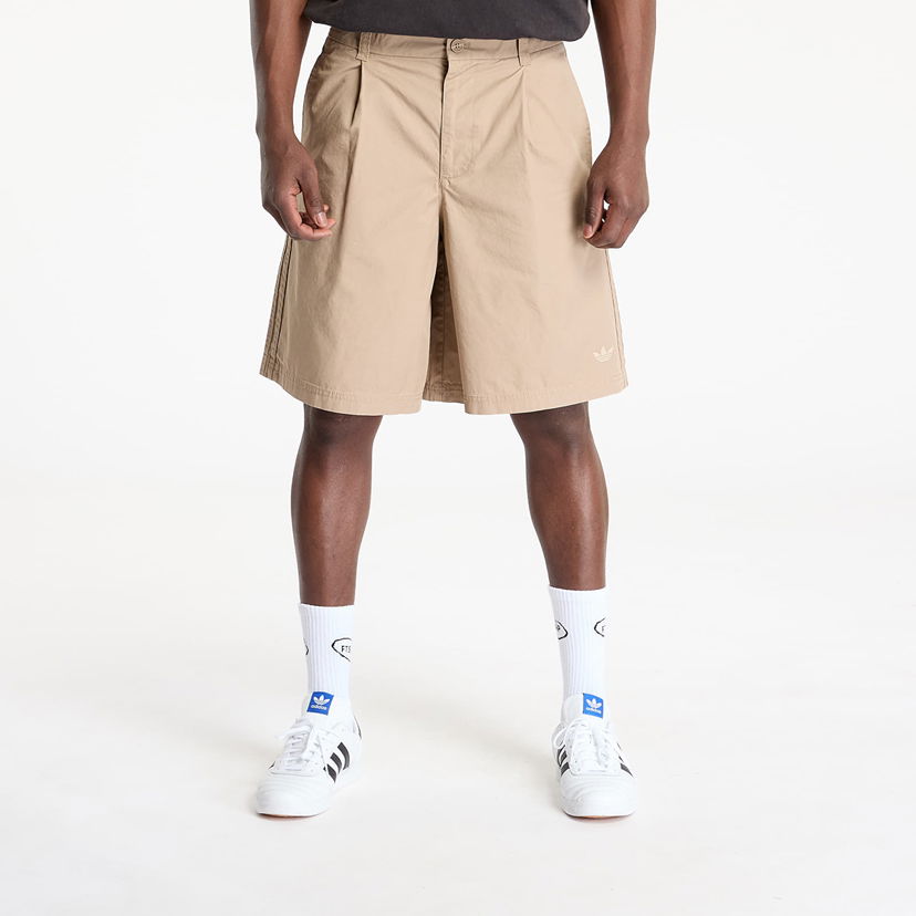 Shortsit adidas Originals Wide Leg Bermuda Shorts Beige | KB5585