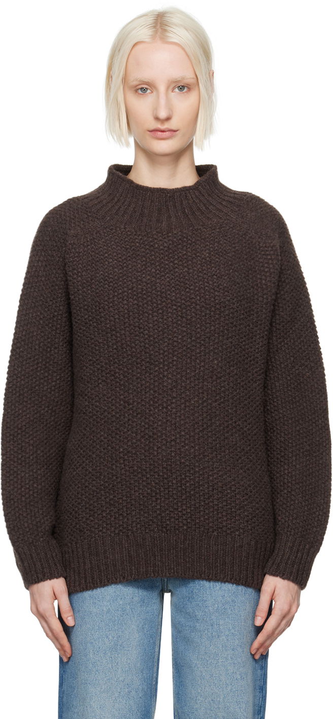 Villapaita YMC YMC Loretta Knit Sweater Ruskea | Q8XAQ