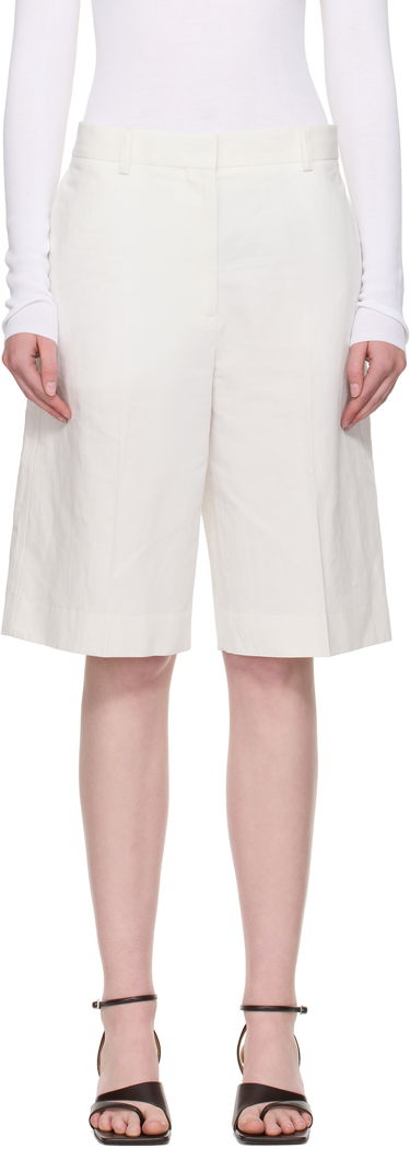 Shortsit TOTEME TOTEME Tailored Shorts Valkoinen | 253-WRB0285-FB0425, 0