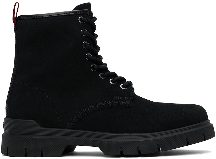 Vaatteet BOSS Hugo Embossed Boots Musta | 50522981, 0