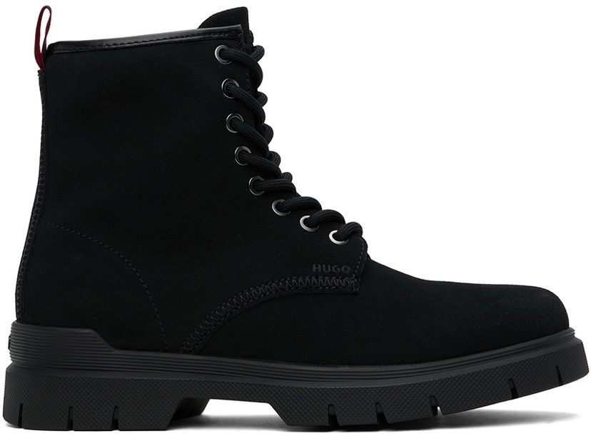Vaatteet BOSS Hugo Embossed Boots Musta | 50522981
