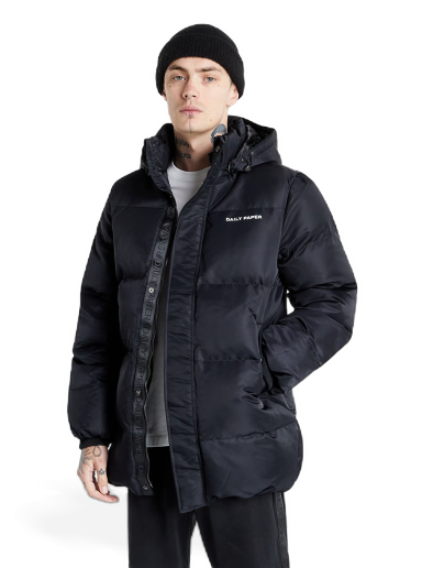 Puffer takki DAILY PAPER Epuffa Mid Musta | 2022070