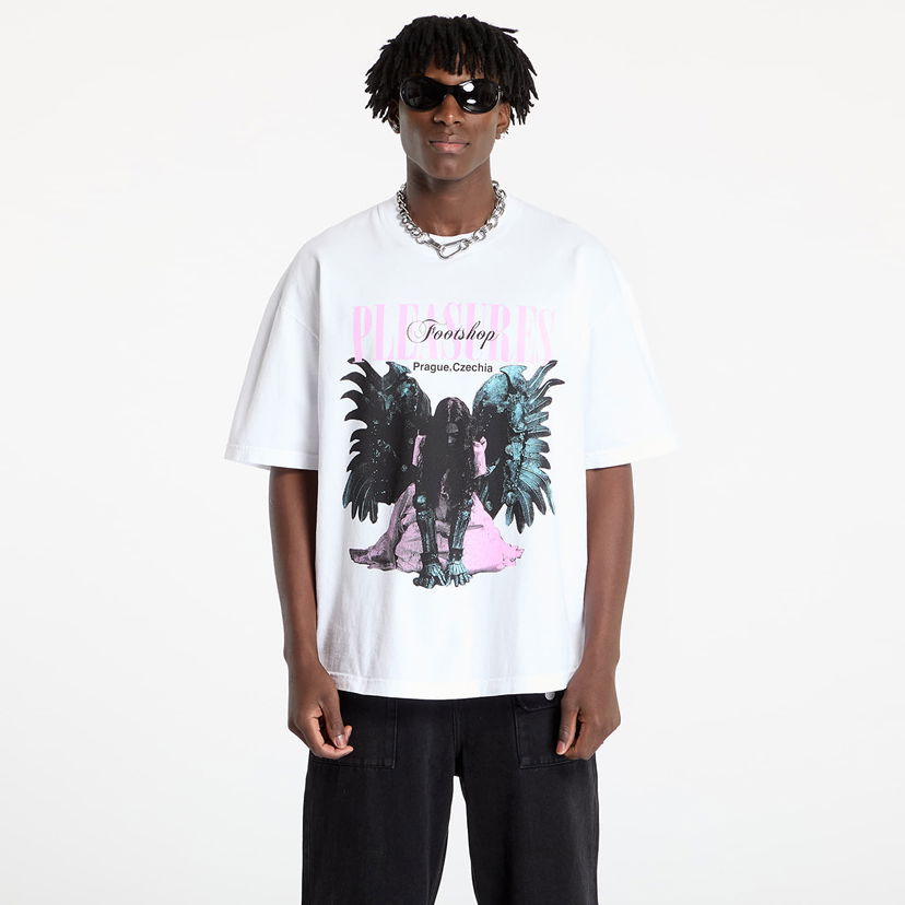 T-paita Pleasures FTSHP x Angel Graphic T-Shirt Valkoinen | P24W077 WHITE