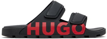 Tennarit ja kengät BOSS Hugo Double-Touch Closure Logo Sandals Musta | 50542042, 0
