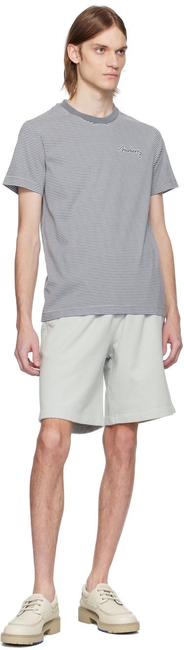 T-paita Burberry Burberry Cotton Striped T-Shirt Harmaa | 8109141, 3