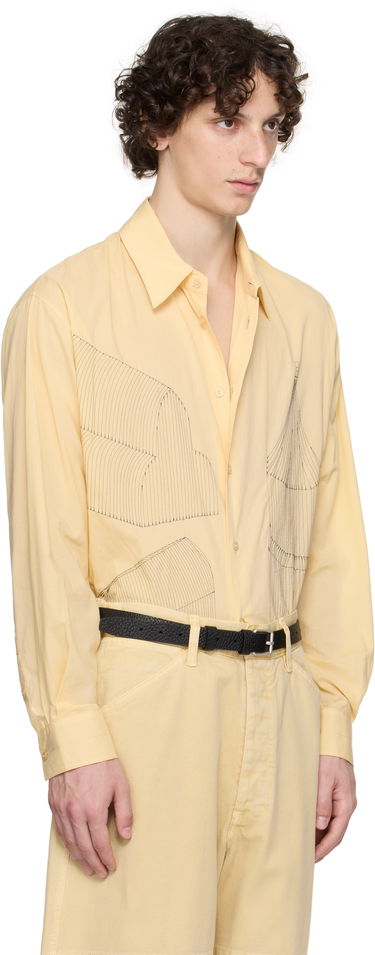 Paita LEMAIRE Lemaire Philippe Weisbecker Relaxed Shirt Keltainen | SH1164 LF1389, 1
