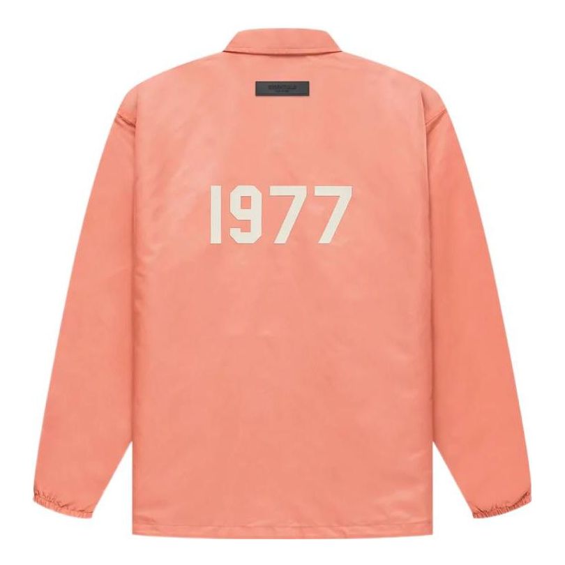 Tuulitakki Fear of God Essentials 1977 Nylon Coaches Jacket Vaaleanpunainen | FOG-FW22-175
