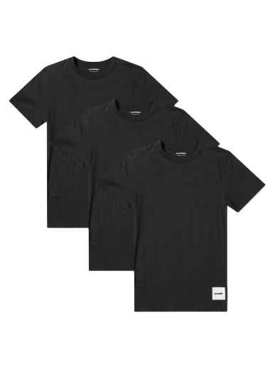 T-paita Jil Sander 3 Pack Tee Musta | J47GC0001-J45048-001