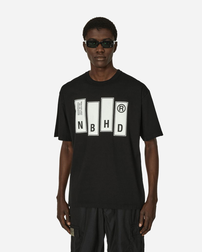 T-paita Neighborhood Men's Black Graphic T-Shirt Musta | 241PCNH-ST26 BK