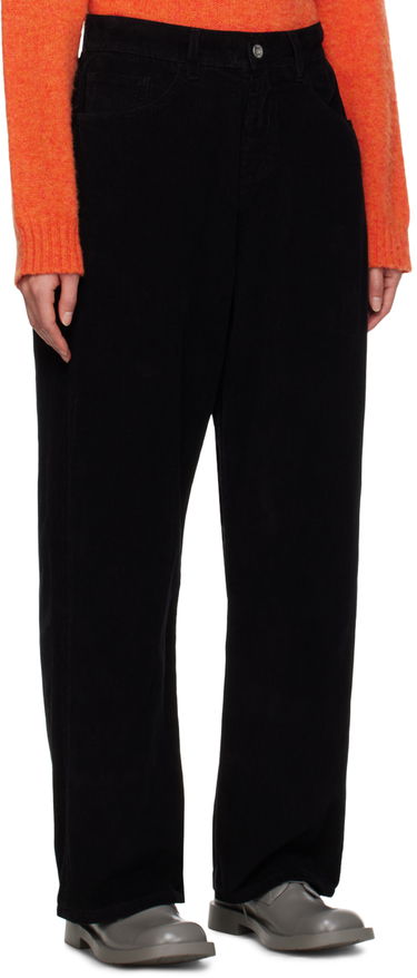 Housut YMC YMC Silver Corduroy Trousers Musta | Q4VAL, 1