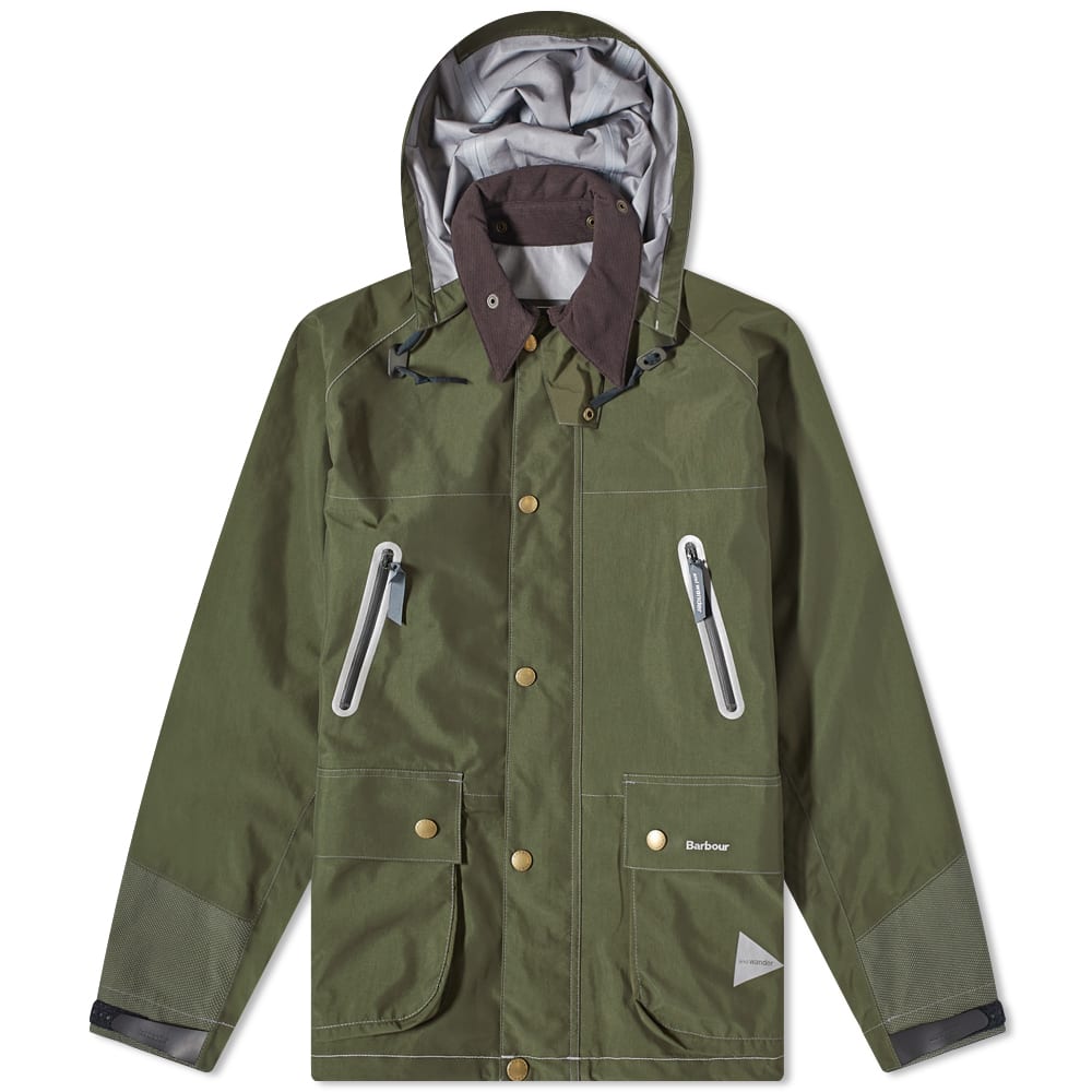 Takki Barbour x and wander 3L Jacket Vihreä | MWB1015OL51, 0