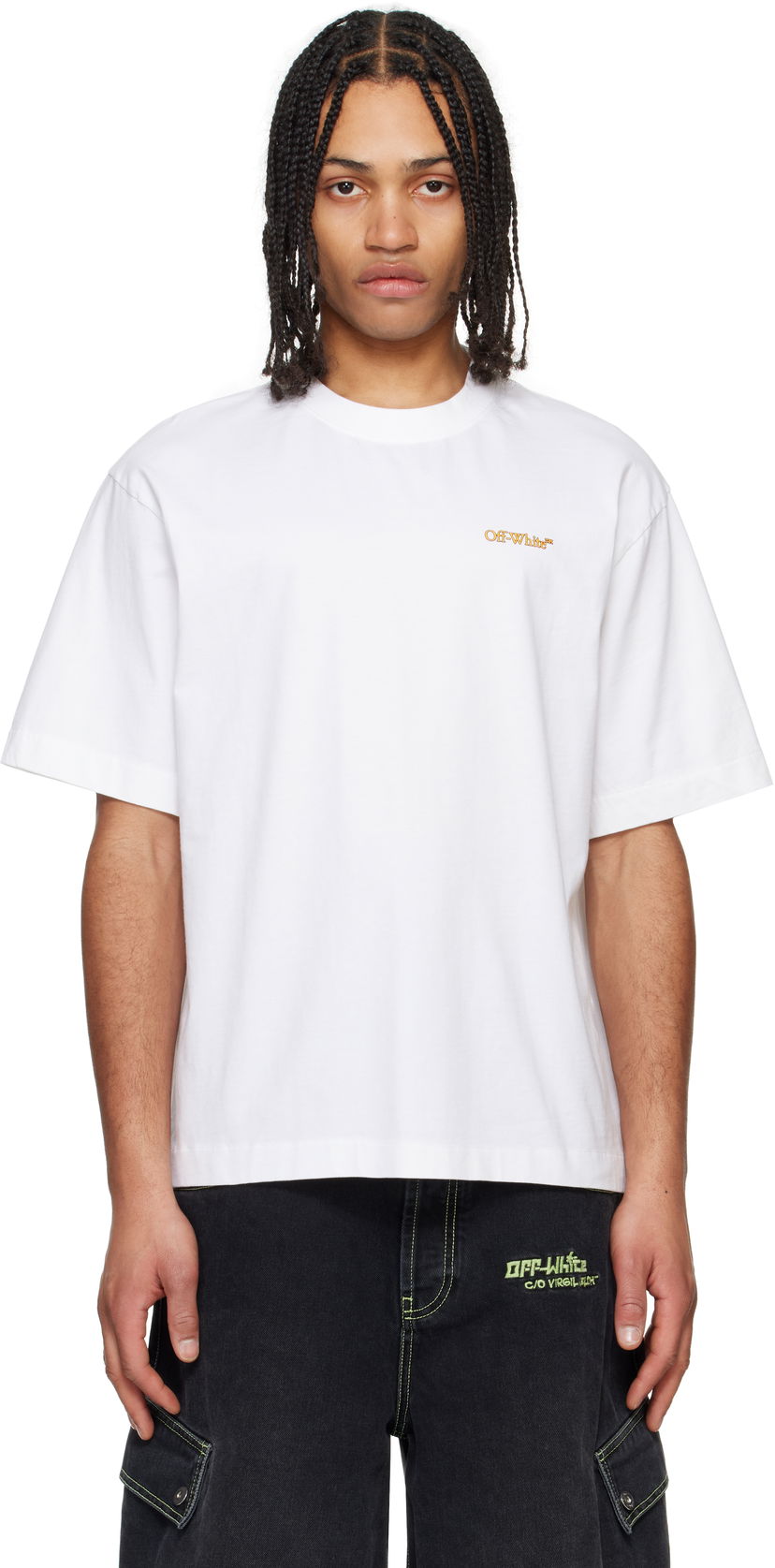 T-paita Off-White Off-White Tape Arrow T-Shirt Valkoinen | OMAA120S25JER00D0122