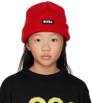 Pipo 032C 032c Kids Trick Beanie Punainen | SP22-A-0040 KNIT, 0