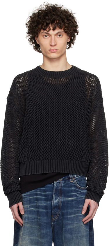 Villapaita Represent Clo Represent Open Gauge Knit Sweater Musta | MLM3821, 0