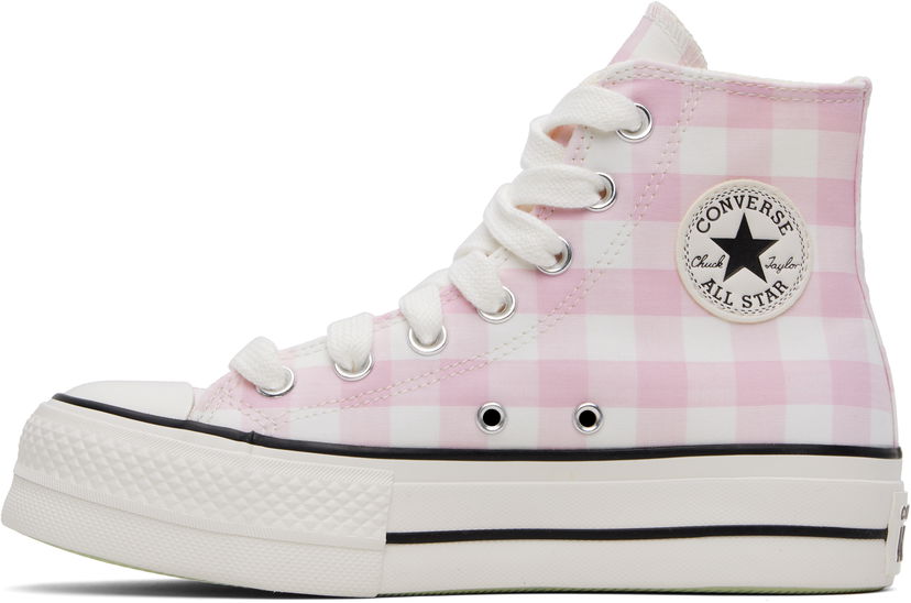 Tennarit ja kengät Converse Chuck Taylor All Star Lift Platform Gingham Vaaleanpunainen | A13663C