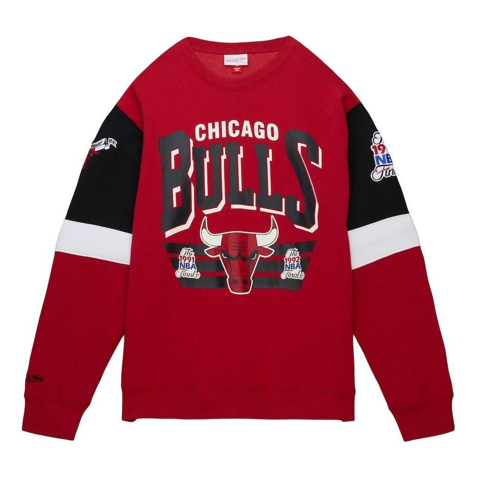 Villapaita Mitchell & Ness Mitchell & Ness NBA Chicago Bulls Crew Sweatshirt Punainen | FCPO3400-CBUYYPPPSCAR, 0