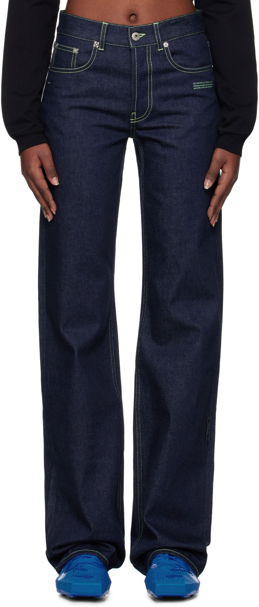 Jeans Off-White Off-White Susy Jeans Sininen | OWYA069S25DEN0014614