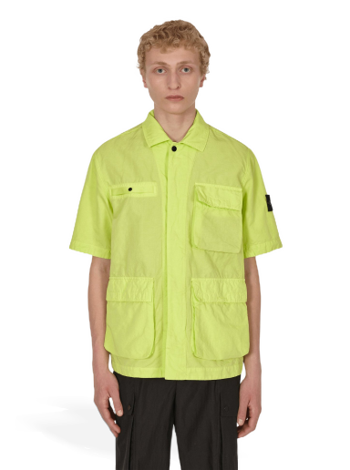 Paita Stone Island Garment Dyed Shirt Keltainen | 761542406 V0031