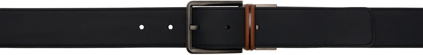 Vyöt ZEGNA Leather Reversible Belt Musta | LHACR-B022VZ