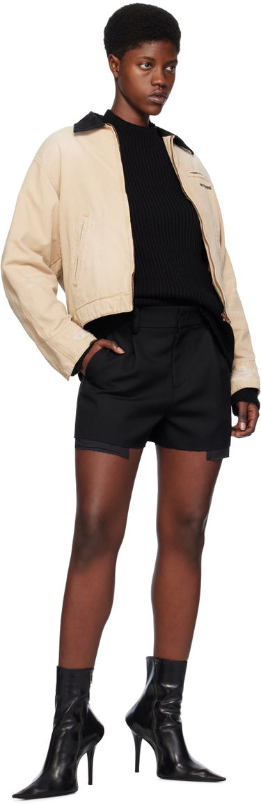 Shortsit We11done We11done Layered Shorts Musta | WD-PT0-24-201-M-BK, 3