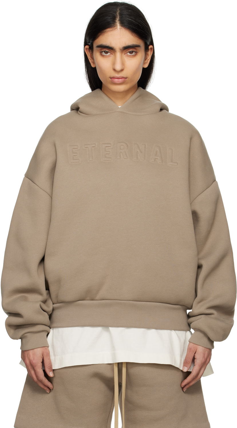 Huppari Fear of God Fear of God 'Eternal' Hoodie Beige | FGE250-51211FLC