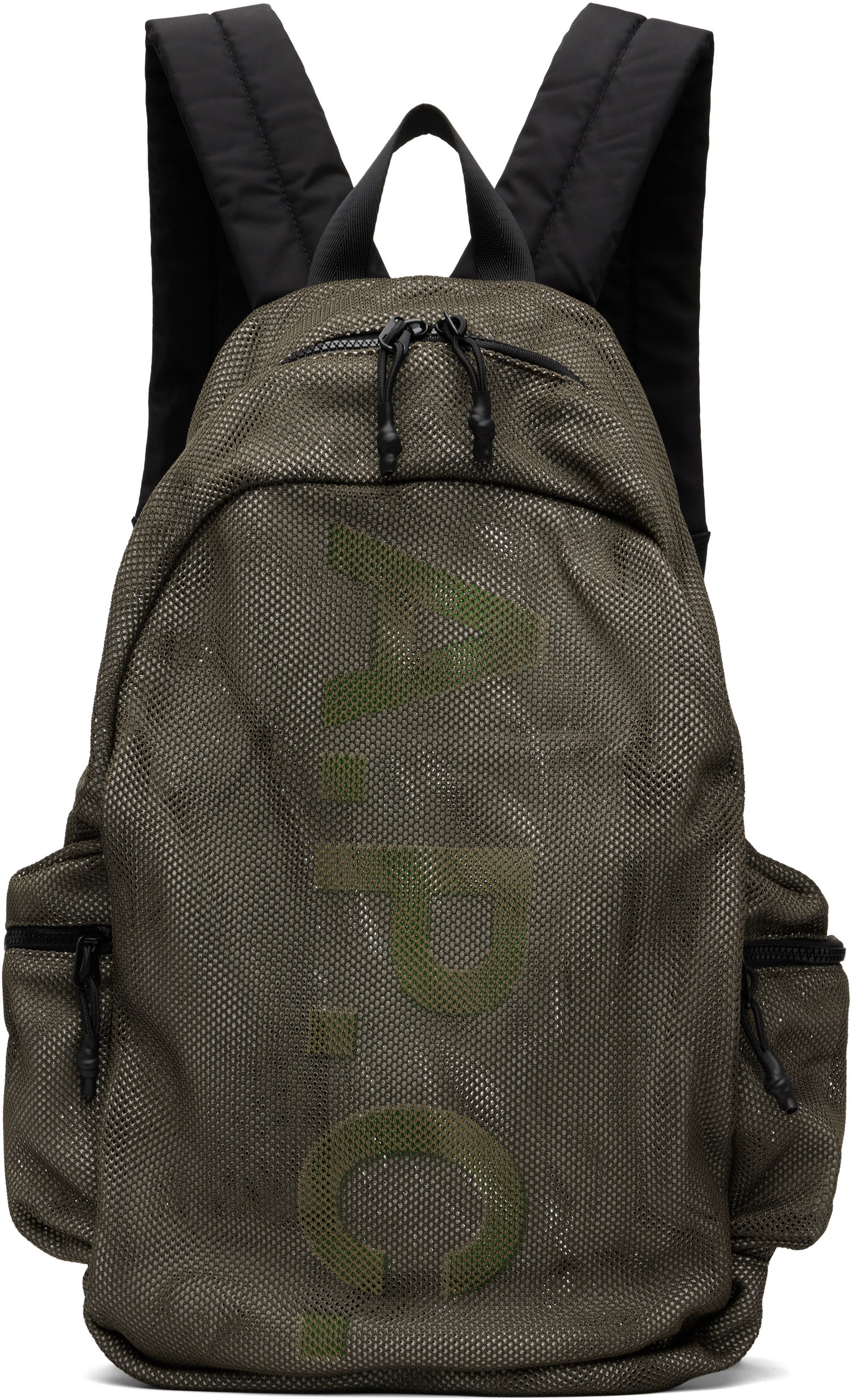 Reppu A.P.C. A.P.C. Tech Rebound Mesh Backpack Vihreä | PSAEU-H62242, 0
