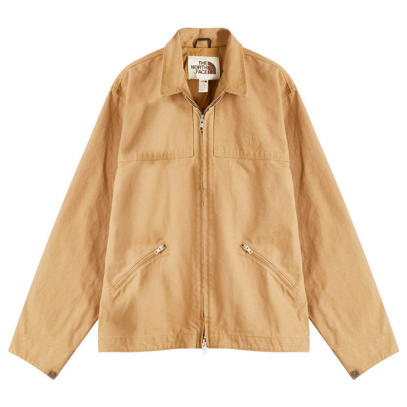 Takki The North Face Men's Cedar Canvas Work Jacket, Size Small Beige | NF0A8B72173