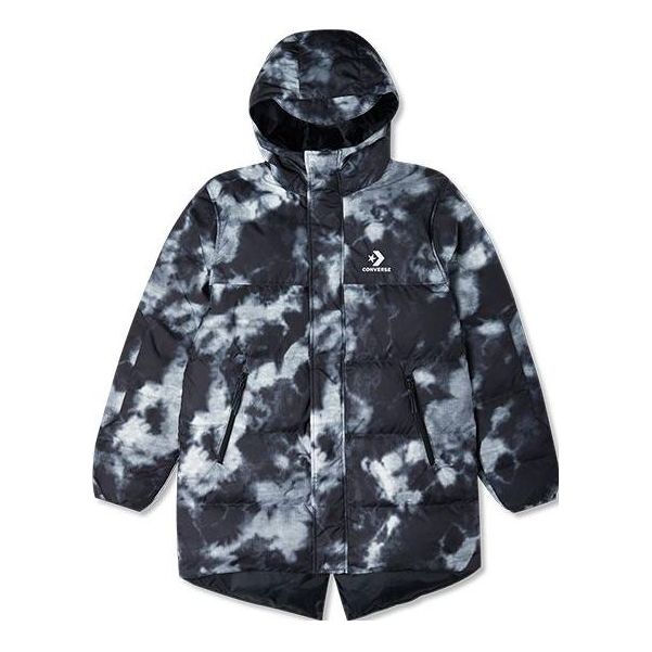 Parka Converse Printed Winter Down Jacket Musta | 10024055-A01