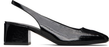 Tennarit ja kengät Courrèges Courrèges AC Vinyl Slingback Heels Musta | 325SPP039VY0003, 0