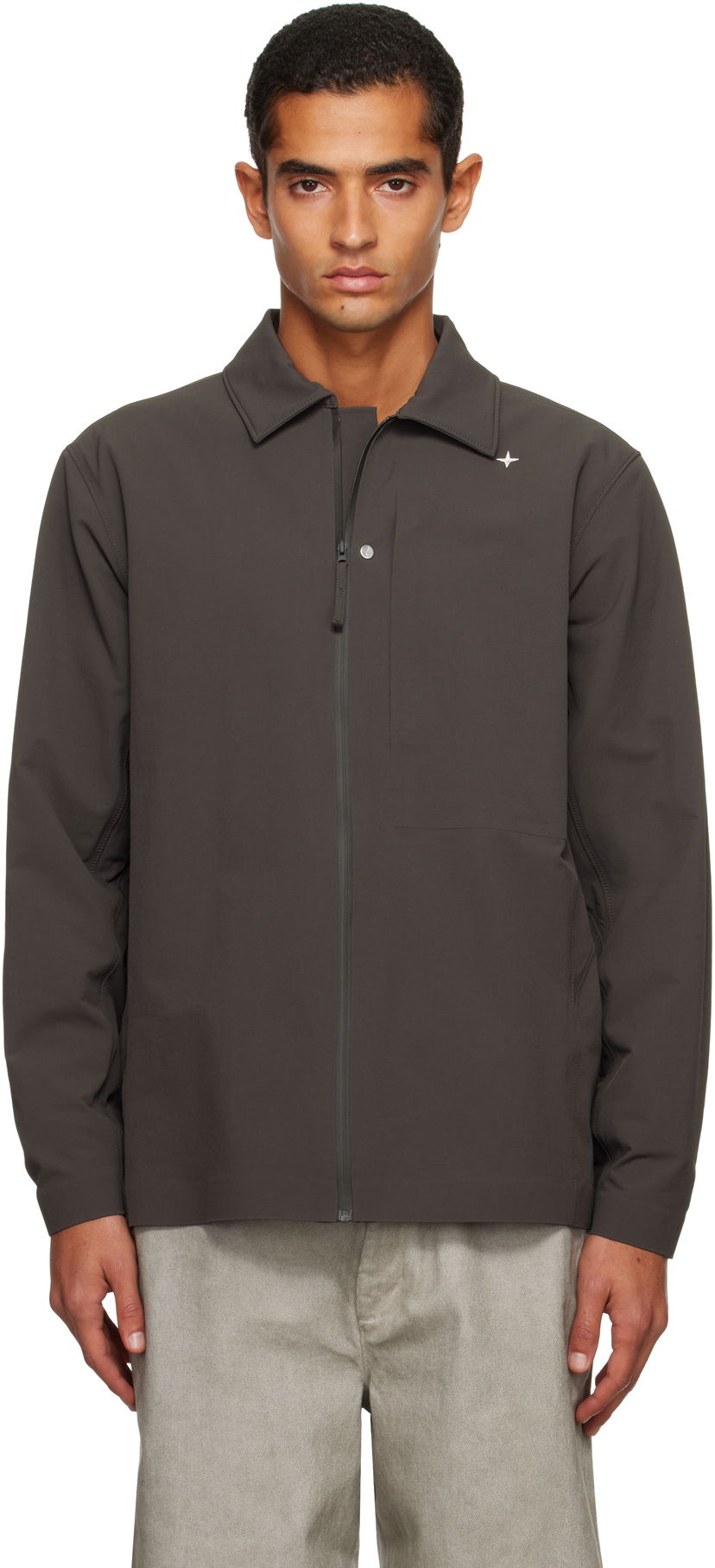 Takki Stone Island Tela Resinata Jacket Harmaa | K2S15 1200024 S0G12