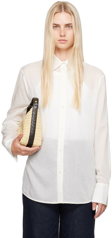 Paita TOTEME Women's Droptail Shirt Valkoinen | 243-WRT2522-FB0238, 0