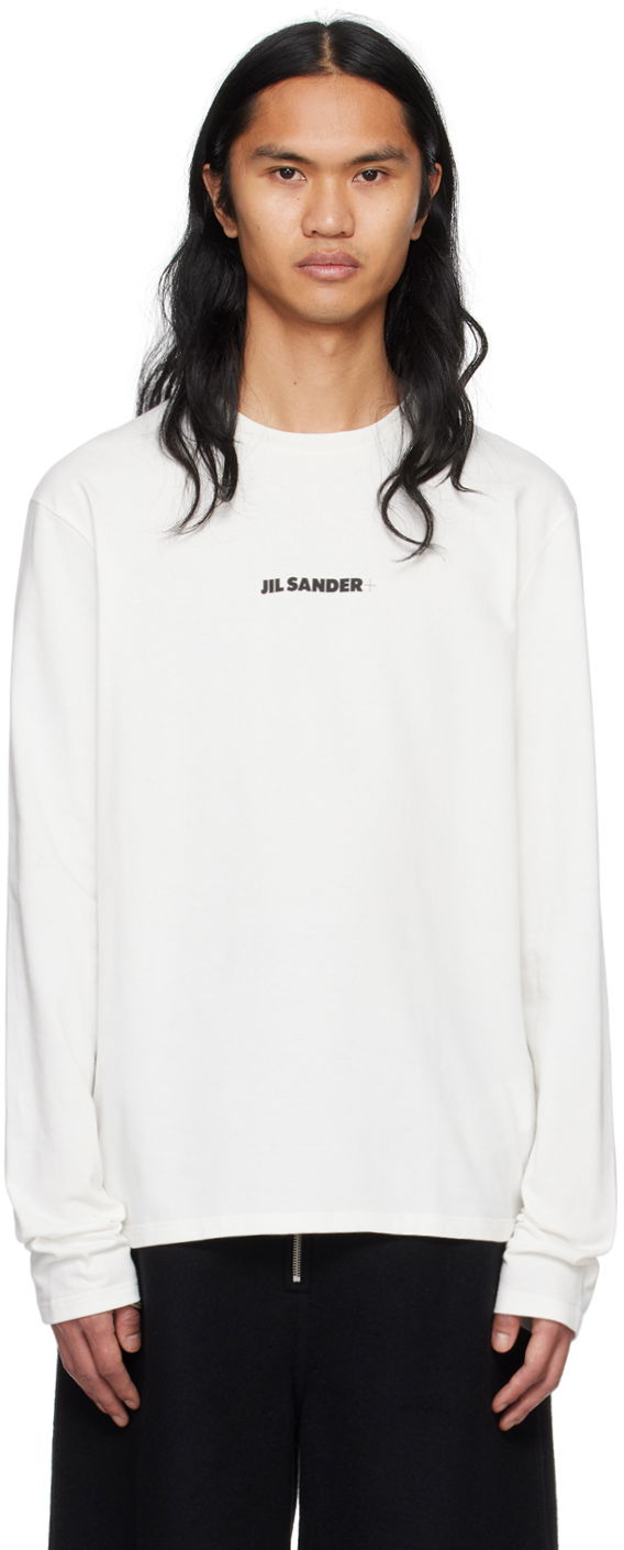 T-paita Jil Sander Oversized T-Shirt Valkoinen | J47GC0116_J20103