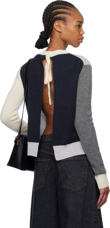 Villapaita Marni Marni Color Block Cashmere Sweater Harmaa | GCMD0585Q0 UFX385, 2