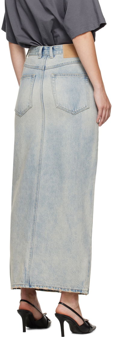 Hame We11done We11done Washed Denim Maxi Skirt Sininen | WD-DS2-24-373-W-SK, 2