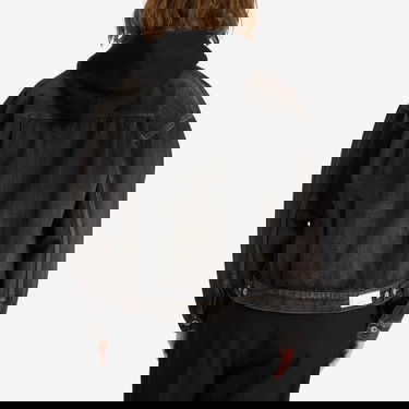 Takki Neighborhood Neighborhood Washed Denim Type-2 Jacket, Size Large Musta | 251XBNH-JKM02-BLK, 3