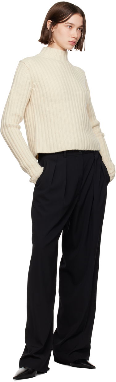 Villapaita TOTEME TOTEME Chunky Rib Knit Sweater Beige | 244-WRT0375-YA0004, 3
