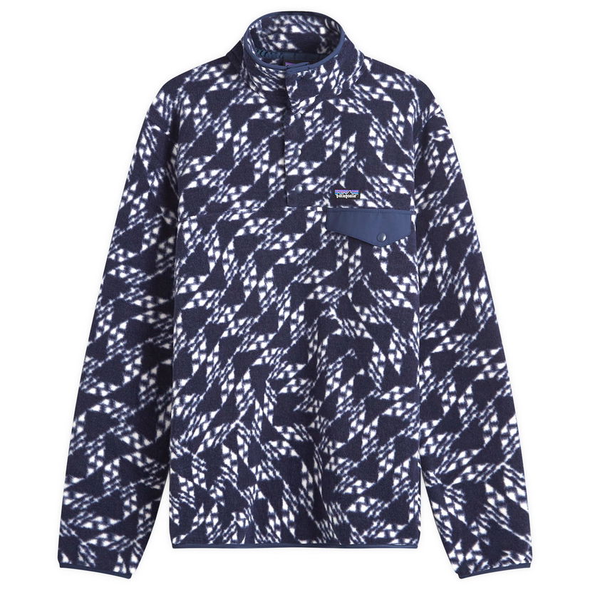 Villapaita Patagonia Lightweight Synchilla Snap-T Pullover Synched Flight Sininen | 25551-SFNA