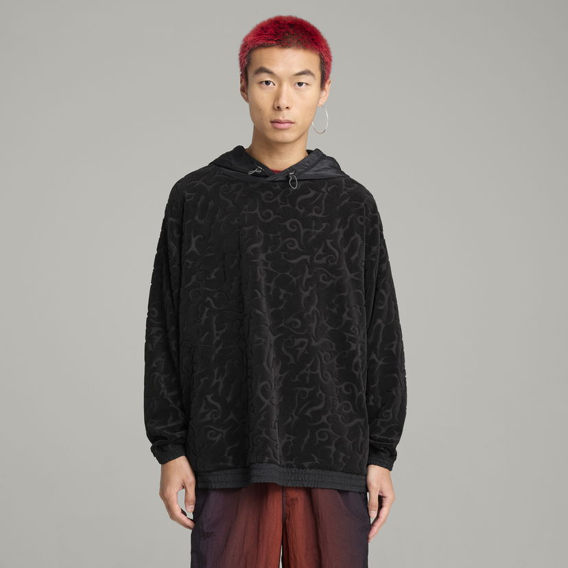 Huppari Puma PUMA x ARIES Embossed Hoodie Musta | 629494_01