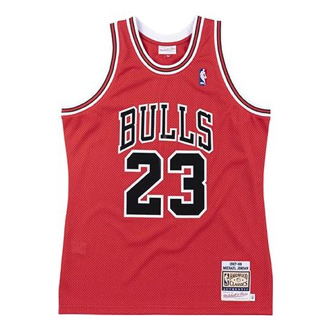 Tankkitoppi Mitchell & Ness Mitchell & Ness Bulls Jersey Punainen | AJY4CP19025-CBURED187MJO, 0